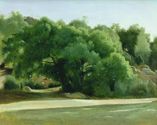 Fontainebleau, a Chailly felé vezető út, 1822-24 körül